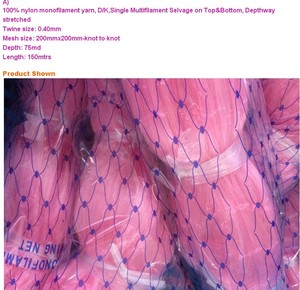 ไนลอนสุทธิฟิลิปปินส์,70D 2 ตกปลาสุทธิสำหรับ trawling - Product Image 2