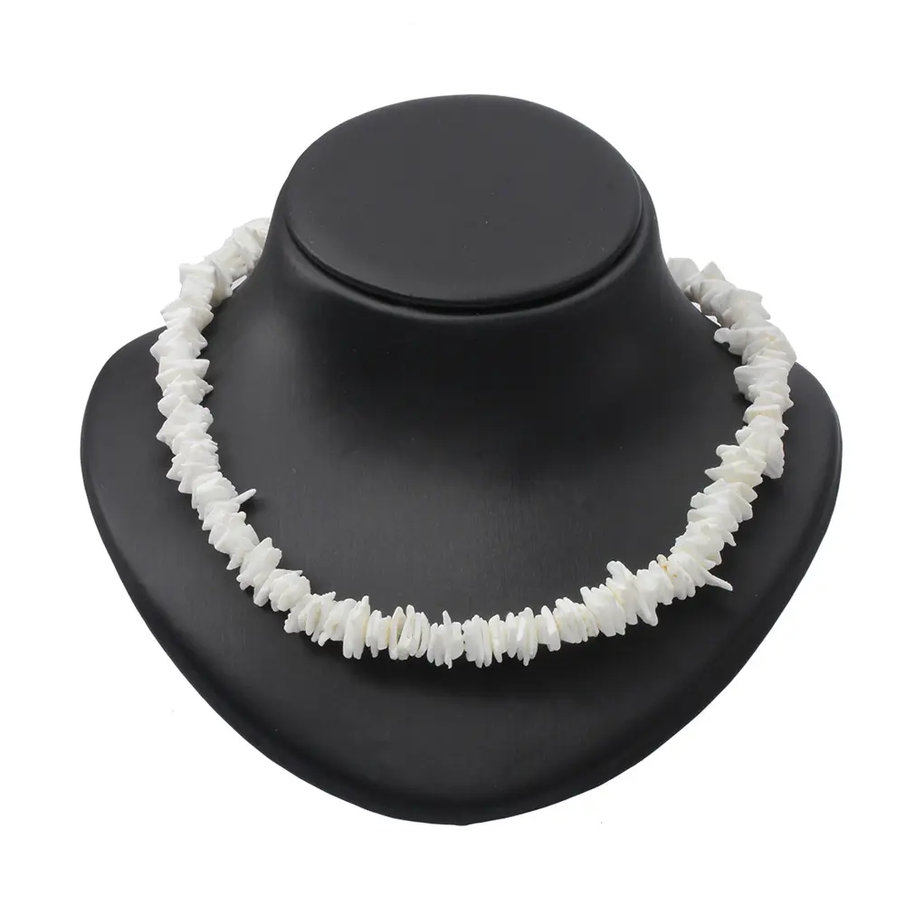 Лидер продаж, модное натуральное асимметричное белое ожерелье puka, ювелирные изделия, пляжный стиль, аксессуары унисекс