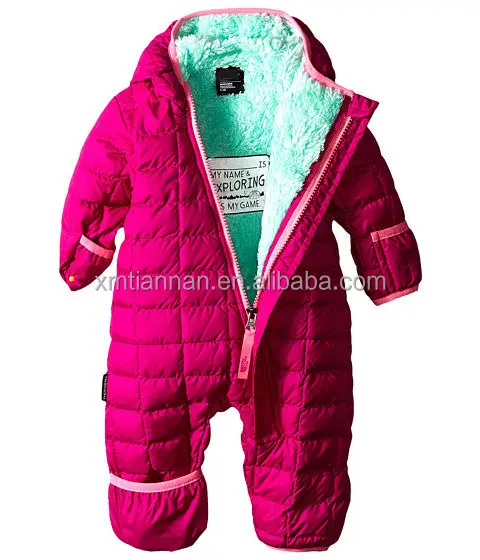 Monos de invierno para bebés niños invierno con interior de piel, ropa para niños