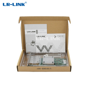 LR-LINK品牌LREC9714HF-4SFP <span class=keywords><strong>PCI</strong></span> Express x4 四端口 4 * SFP 1000Base-X网络适配器