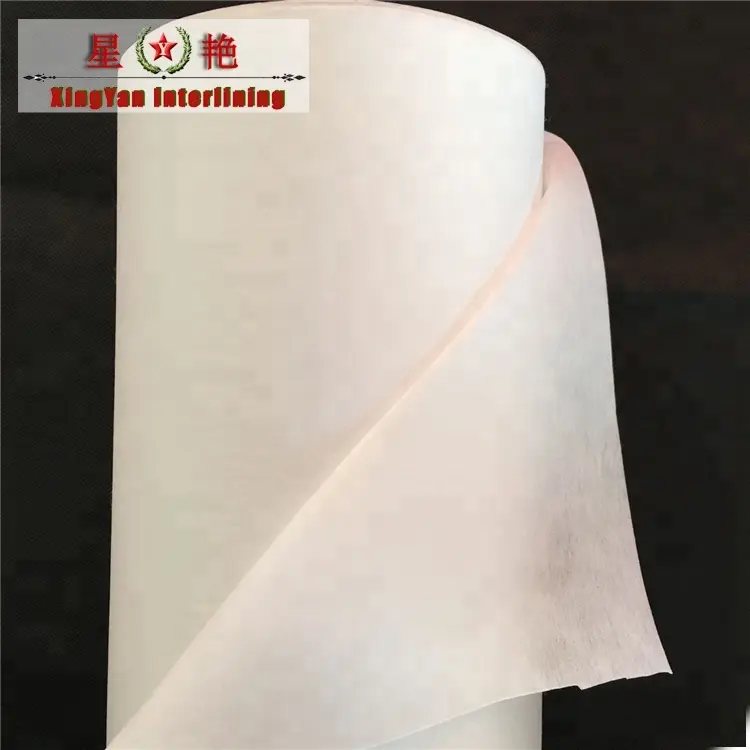 Il prodotto chimico del tessuto di microfiber del poliestere ha legato il tessuto 100 del rivestimento del poliestere/tessuto molle del poliestere come rivestimento interno per il rivestimento della borsa