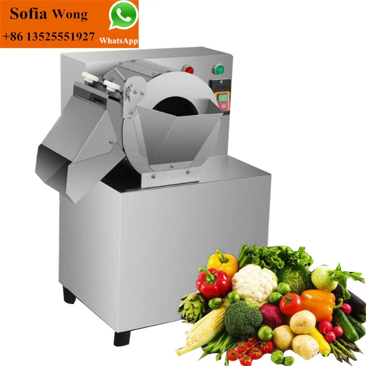 Precio barato automática vegetal cortador automático/cubo máquina de corte de patata máquina de cortar en cubitos