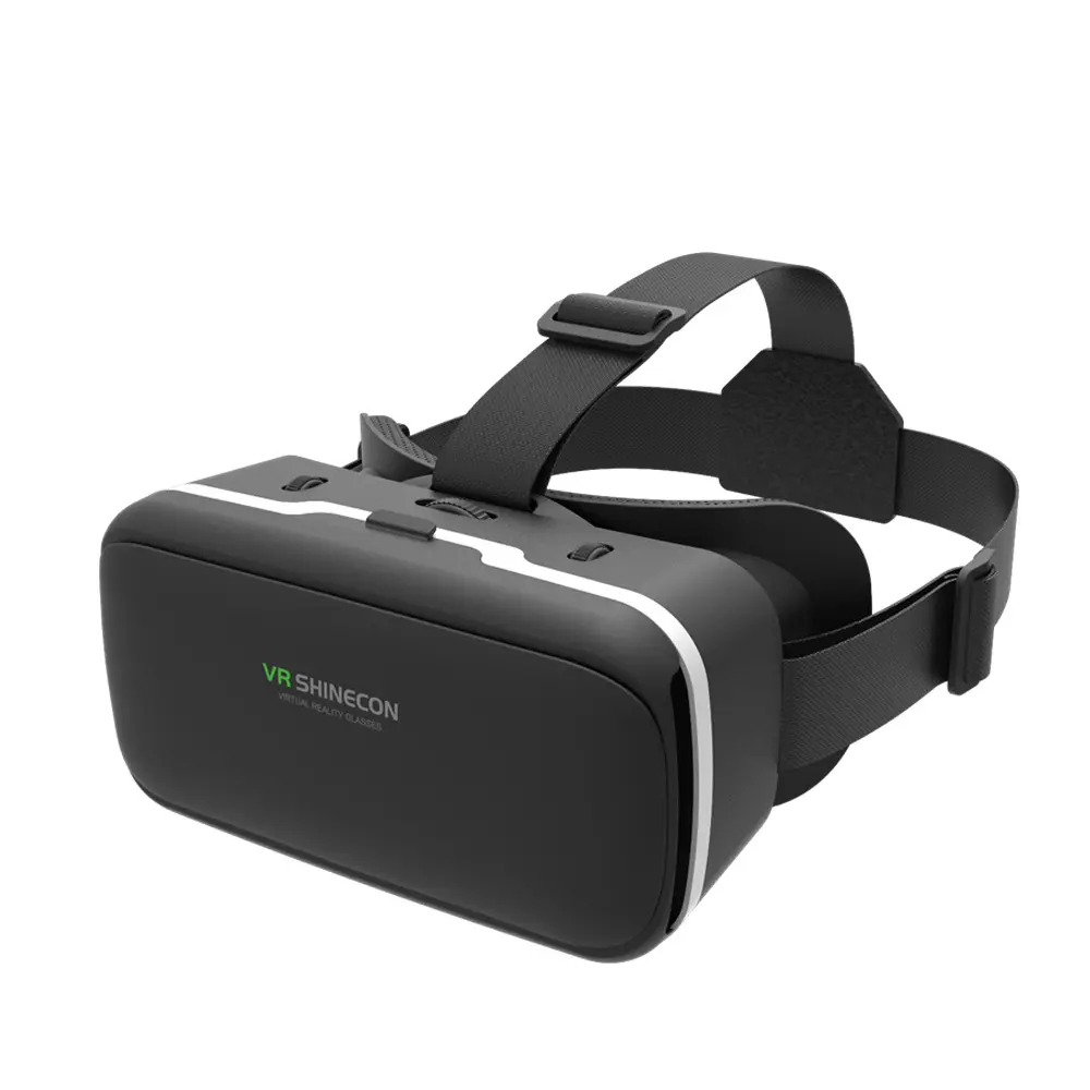 VR SHINECON meilleur cadeau de noël, lunettes de réalité virtuelle, lunettes 3D VR avec contrôleur