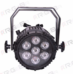 Led par 64 IP65 7x10w rgbw 4in1led par יכול led דיסקו המפלגה שלב תאורה