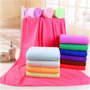 Manufacturer Hot Sale Wholesale Customized Promotional Sample $0.8 70*140cm Microfiber Hotel Bath Towels 1set