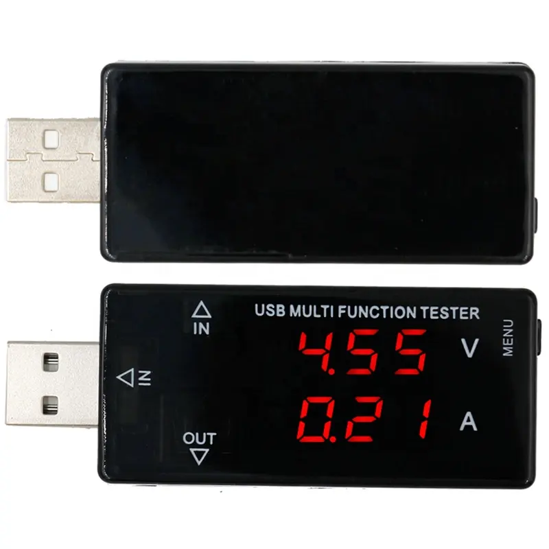 Display digitale Tester multifunzione USB 3V-30V Mini Tester di capacità del caricatore di tensione corrente misuratore di potenza medico USB
