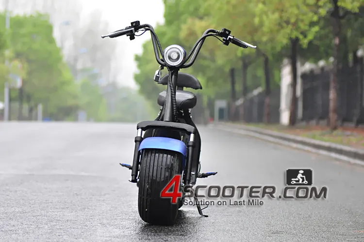 Thoải mái 9 inch wide lốp 1000 wát điện xe máy scooter cho người lớn