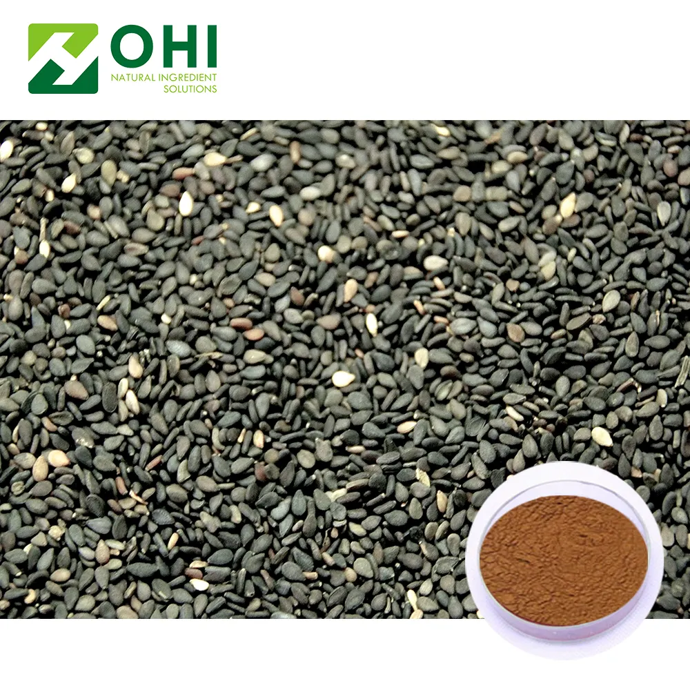 Black Sesame Oil Extract with low price /Aimmura Sesamin Extract/Bulk Sesame Seed