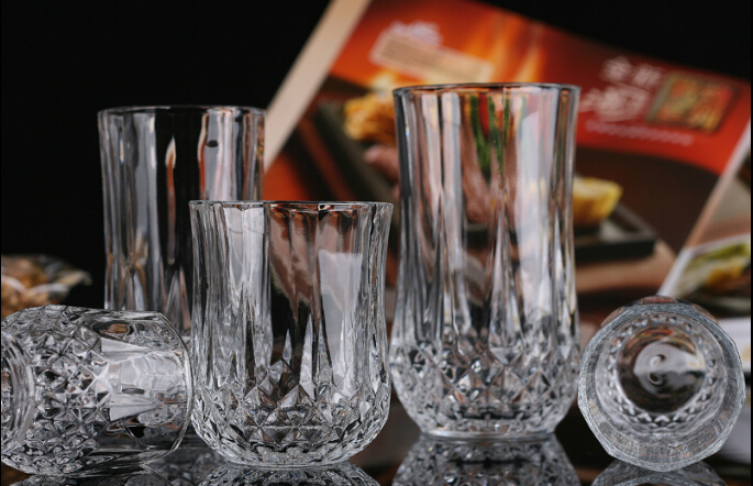 Clear Shot Glass Wine Glass Souvenirs Promotion Unique Pattern Design Drinking Glass Cup