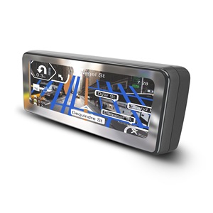 汽车 Android DVR 智能镜子显示 GPS 导航汽车备份后视镜与 OEM 刹车灯相机面包车 - Product Image 3