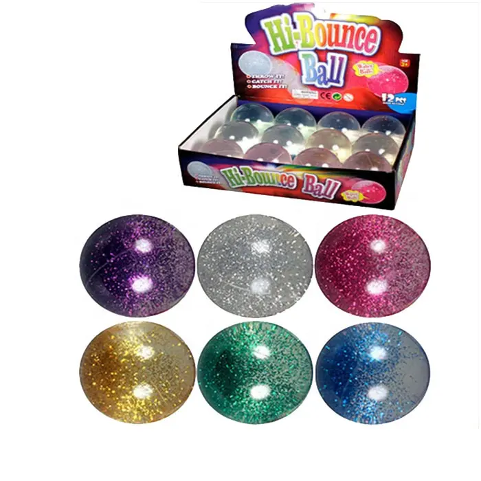 Glitter Wasser Bounce ball/LED Springenden ball Spielzeug