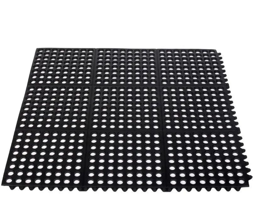 Holes marine perforated rubber mat for boats