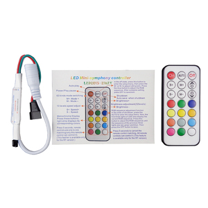 DC5V WS2811 RGB-LED-Pixel-Controller für LED-Streifen 21Key 5V WS2812B IR-LED-Mini-Pixel-Controller