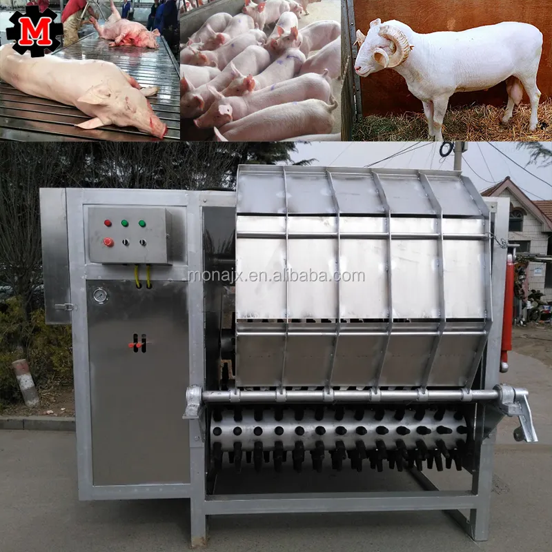 Customized Scale Sheep Slaughtering Equipment Lamb Hair Removing Machine For Goat Abattoir