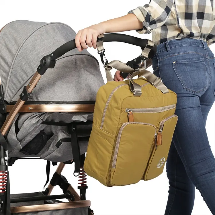 Thiết kế thương hiệu bé không thấm nước tùy chỉnh ma thuật tã tã ba lô new unisex ba lô túi bagpack cho mẹ bag