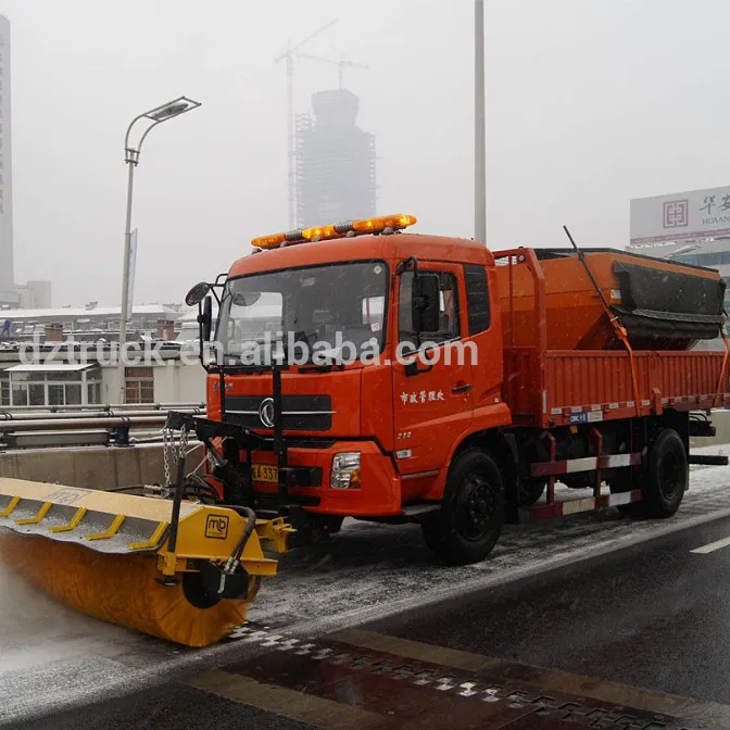 Caminhão de manutenção de estrada multifuncional, para caminhão de lavagem de guardas, caminhão remoção de neve