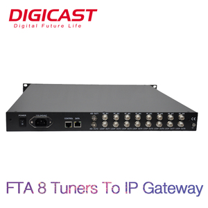 IPTV/OTTヘッドエンド8チャンネルCIスロットFTA DVB-C DVB-TIPTVストリーミングサーバー衛星受信機チューナーからIPゲートウェイ - Product Image 4