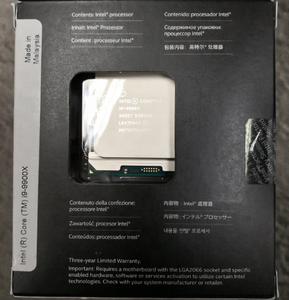 インテル用新しいCPU I9-9900x/SREZ7 20MキャッシュU FCLGA2066デスクトップ用在庫品