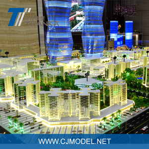 Escala modelo de edificio para 3D famoso edificio modelos en miniatura de fábrica - Product Image 4
