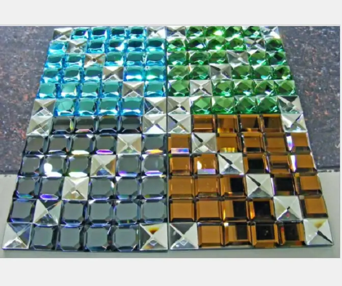 Mosaico de cristal, mosaico de vidro de cristal da moda, telha decorativa