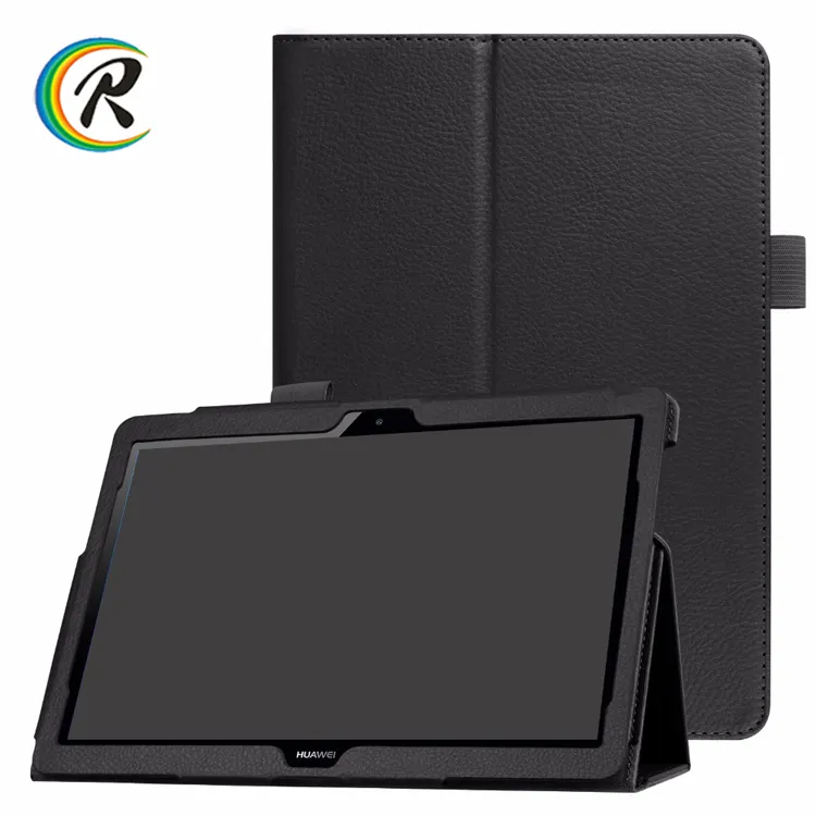 Grote Promotie Tablet geval voor Huawei Mediapad T3 10 lederen tablet cover met kickstand