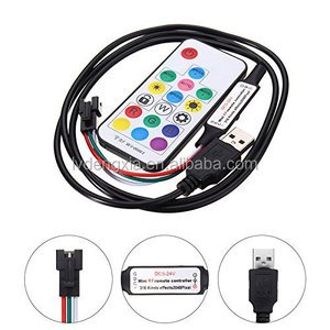 RGB USB LED controller 5 V 3 Pin WS2812 RGB Digital LED-Pixel-Streifen mit 3key Taste Controller WS2812B WS2811 JST Stecker - Product Image 2