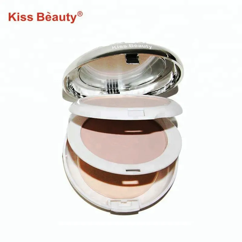 Kiss Beauty Pure Mineral Compact Powder Waterproof Face Make Up Foundation