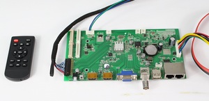 OEM de fábrica tft lcd Placa de controlador pcba con VGA AV DVI HDMI interfaces para pantallas lcd de tft