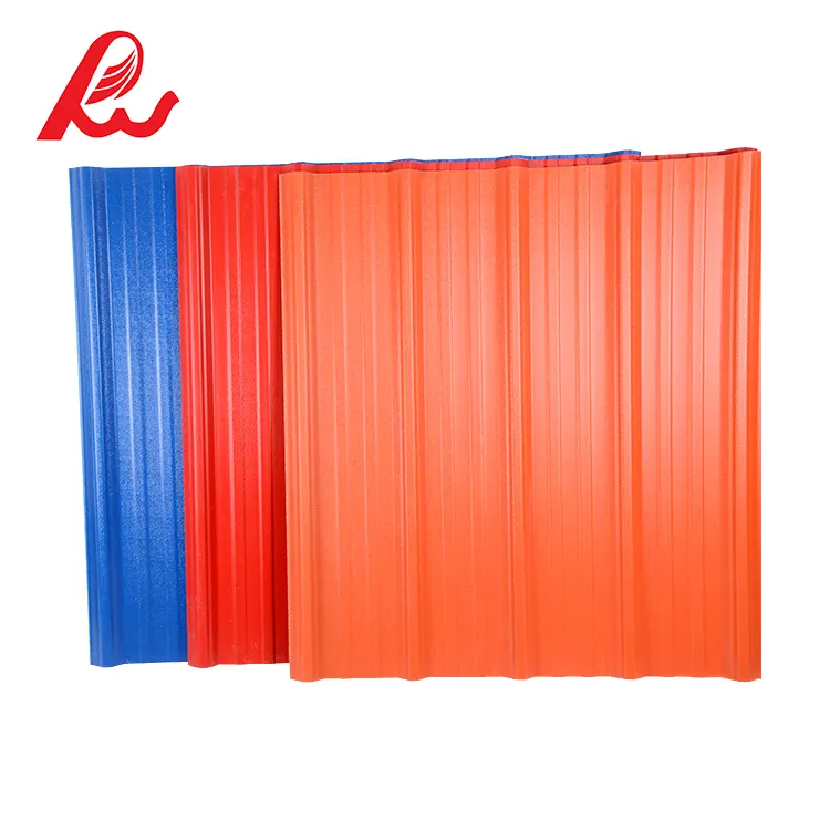 corrugated asa pvc roofing sheet/ heat resistant corrugated plastic roof tiles