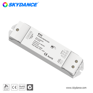 Skydance EV3 3 canal 5-36VDC 216W/432W/648W de potência repetidor amplificador de potência para casa inteligente LEVOU controlador