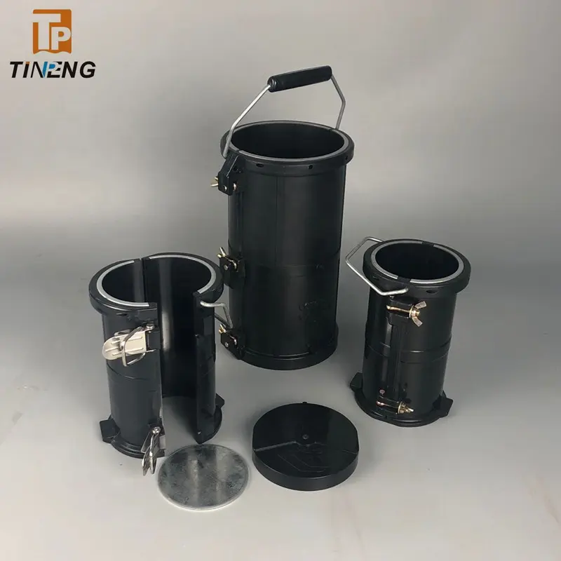 Molde de cilindro de plástico de hormigón desmontable