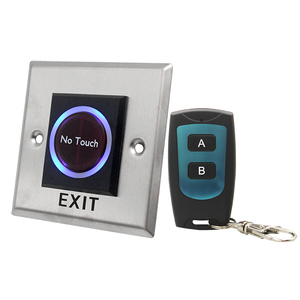 Camel 12V DC Metal No Touch IR 433 Wireless Remote Control <strong>Button</strong> <strong>Push</strong> Door <strong>Exit</strong> <strong>Button</strong> for Zk Access Control <strong>System</strong> - Product Image 1