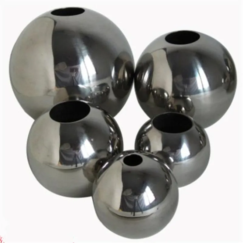 Bolas vazadas de aço inoxidável, 0.5-200mm, rolamento de esferas de aço oco, esferas de aço
