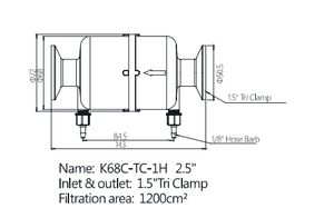 <span class=keywords><strong>Liyu</strong></span>プリンター用インクジェットカプセルフィルターK85-2C-NA