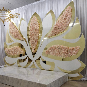 モダンクラシックシンプルな翼ピンクの花の背景 - Product Image 3