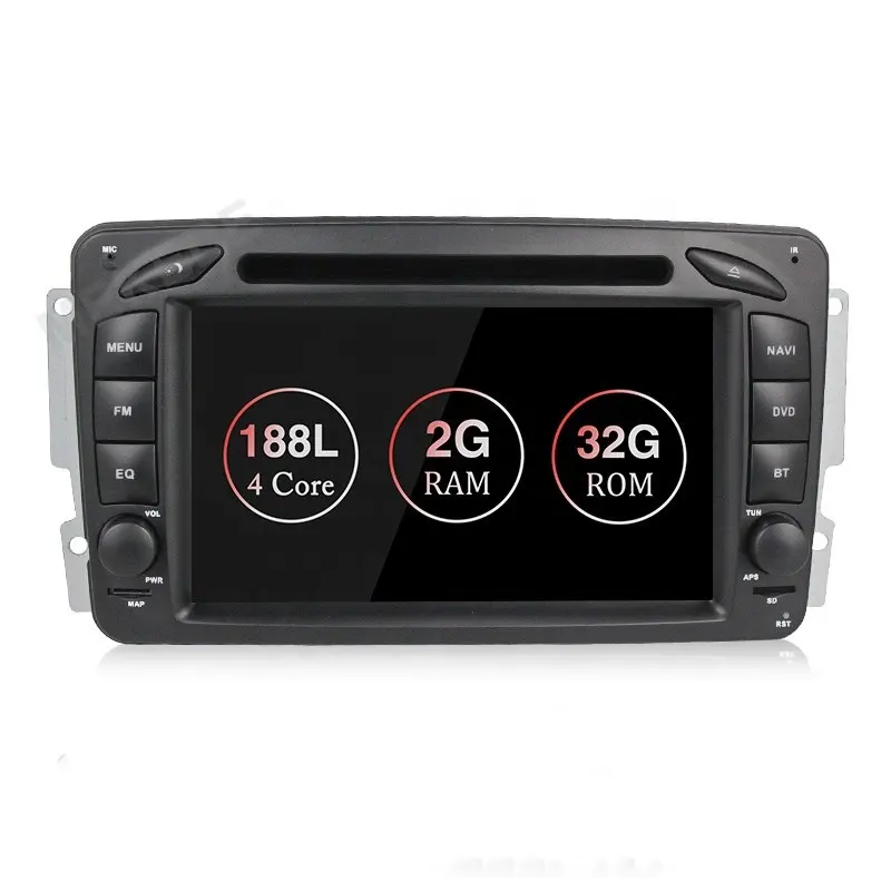 MEKEDE 7 "2DIN 2 + 32G Android 9,0 reproductor Multimedia GPS Auto radio 4CORE para Benz CLK W209 W203 W208 W463 Vaneo Viano Vito