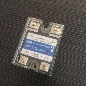 Miniature SSR 100Amp Single Phase SSR Industrial <strong>Relay</strong> DC <strong>Input</strong> 3-32VDC Control <strong>Output</strong> 12-60VDC Black SSR <strong>Relay</strong>(SSR-120DD)