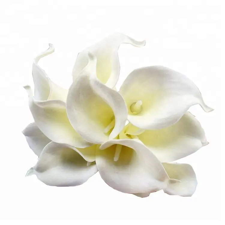 Atacado real toque de seda flor artificial calla lily