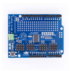 Fabrika fiyat sürücü modülü kalkanı 16 kanal PCA9685 arduino için cevap yakında