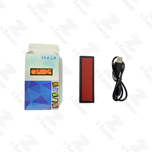 Electronic Scrolling Rechargeable <strong>LED</strong> Mini <strong>Programming</strong> Name Badge/Tags Multi-colors Wearable Pin Magnet Nameplate/ Time Plate - Product Image 6