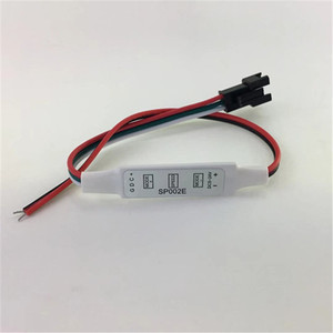 SP002E ขนาดเล็ก DC 5-24V 3ปุ่ม WS2812B คีย์ WS2811ที่อยู่ได้พิกเซล RGB ไฟ LED SPI คอนโทรลเลอร์ - Product Image 1