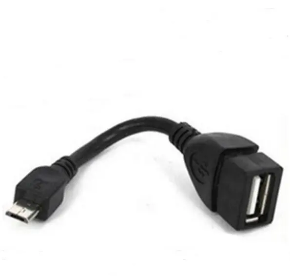 Cabo adaptador otg micro usb otg, cabo de dados