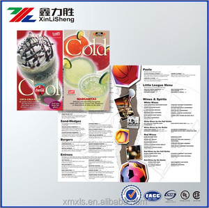 优雅的餐厅菜单/传单设计与 CMYK 印刷/定制印刷为纸菜单/小册子 - Product Image 5