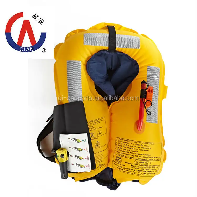 Offshore Work Inflatable Adult Life Jacket Swim Life Vest - PFD Marine Lifejacket Vest for lifesaving & Sea Survival