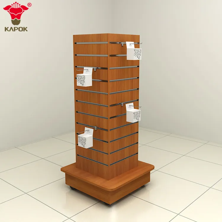 Kapok-estante de exhibición de madera para hombres, escaparate mecánico único para almacenamiento de ropa