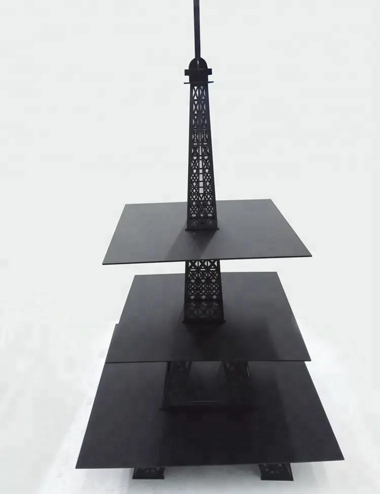 Tour Eiffel personnalisée de haute qualité, tour en verre acrylique, support à gâteaux, affichage direct de l'usine chinois, pièces