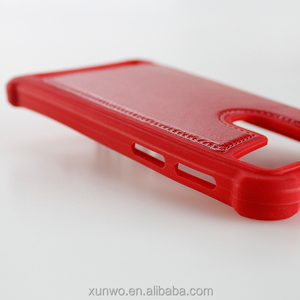 <span class=keywords><strong>LOW</strong></span> MOQ in stock Silicon + Leather Universal phone case, universal silicone bumper case for mobile phone