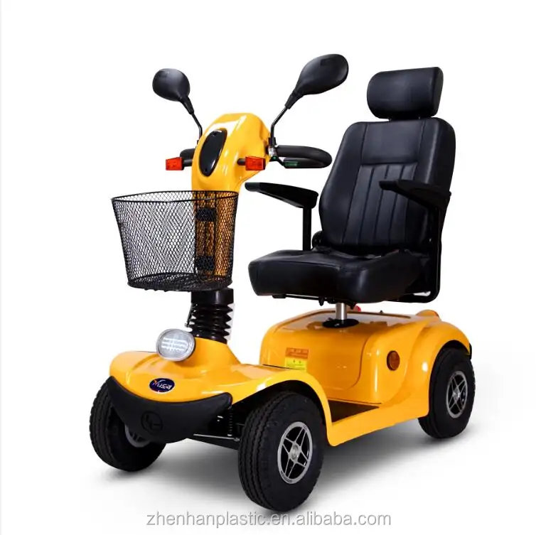 Scooter de mobilité handicapé à quatre roues de voyage électrique pliable à 4 roues pour adultes