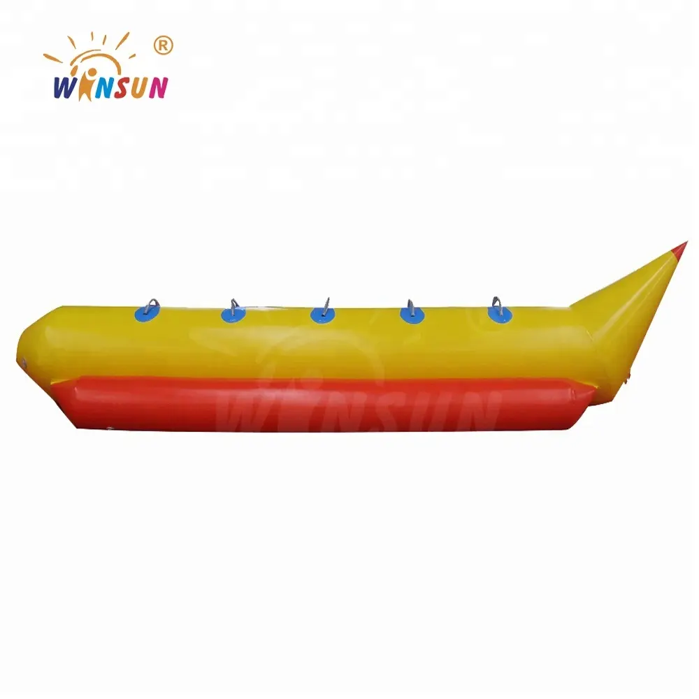 Preço de fábrica jogo barco inflável água barco de banana inflável, barco de banana de água