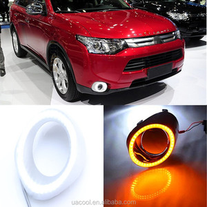 Araba Styling İyi Kalite DRL 2013-2014 Outlander <span class=keywords><strong>LED</strong></span> DRL <span class=keywords><strong>LED</strong></span> Gündüz Işık <span class=keywords><strong>LED</strong></span> Sis lambası Mitsubishi Outlander